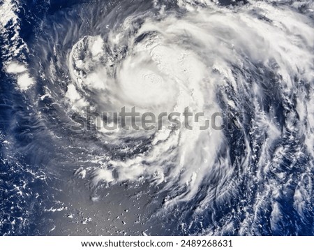 Typhoon Shanshan. . Elements of this image furnished by NASA.
