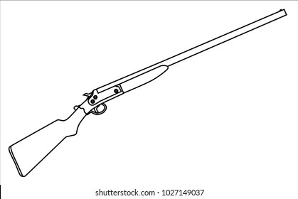 12 Gauge Shotgun Drawing