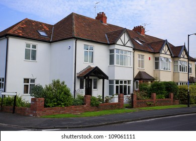 Typical 1930s Semi Detatched House With Bay Window, In Bristol, England