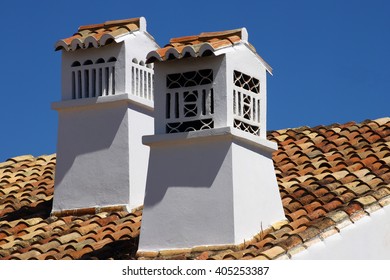 Typical Of The Algarve Chimney, Portugal