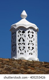 Typical Of The Algarve Chimney, Portugal