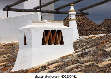 Typical Of The Algarve Chimney, Portugal