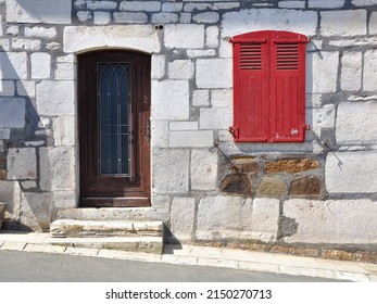 Typical Architectural Details In The French Basque Country