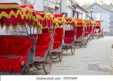 Typical Asian Rickshaws