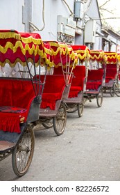 Typical Asian Rickshaws