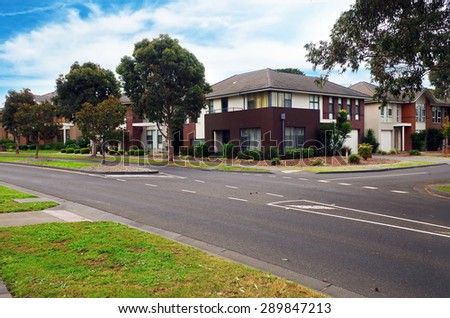 Typical Australian residential house 