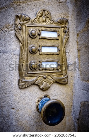 typical bell button - close up - photo