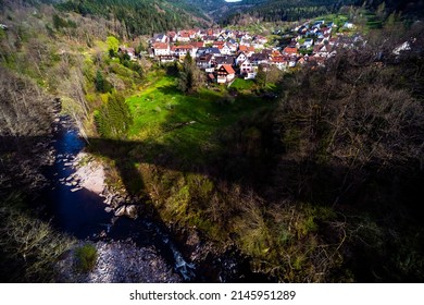 Typical Black Forest Village In Germany