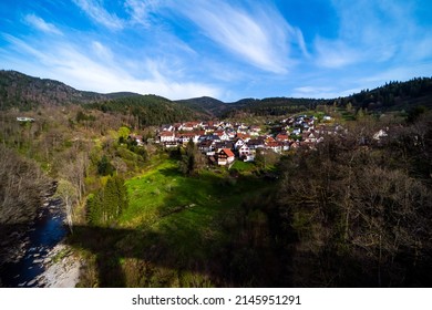 Typical Black Forest Village In Germany