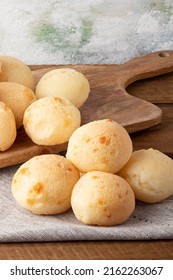  Typical Brazilian Cheese Bread (pão De Queijo) On Table