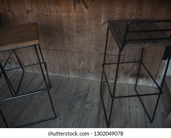 The typical chairs in the coffee shop.
