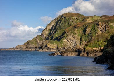 Typical Cliffs On The North Devon Coast