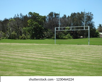 Typical Country Town Rugby League Oval Field In NSW Australia.