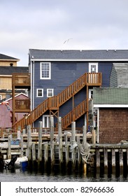 Typical East Coast Fishing Village Fisherman Cove Eastern Passage In Nova Scotia Canada