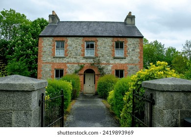 Typical gray stone house in Ireland - Powered by Shutterstock