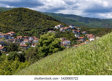 Typical Greek Village Neos Panteleimonas Is A Settlement Of The Former Municipality Of East Olympos, Which Is Part Of The Municipality Of Dio-Olympos, In The Pieria Regional Unit, Central Macedonia.