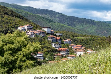 Typical Greek Village Neos Panteleimonas Is A Settlement Of The Former Municipality Of East Olympos, Which Is Part Of The Municipality Of Dio-Olympos, In The Pieria Regional Unit, Central Macedonia.