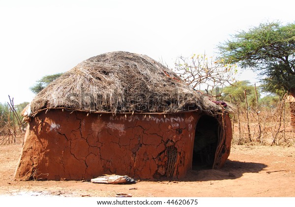 Typical Home Masai Kenya Stock Photo (edit Now) 44620675