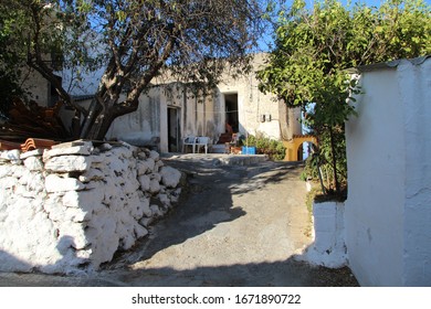 Typical House In Platanias In Crete