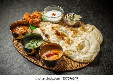 Typical Indian Curry Set