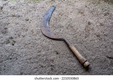 Typical Indonesian Sickle Wooden Handle Stock Photo 2210550865 ...