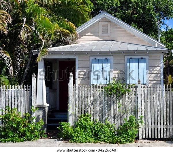 Typical Key West Conch Cottage Style Stock Photo Edit Now 84226648