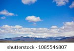 Typical landscape of clouds, Spain