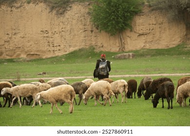 A typical landscape of a village in the Republic of Moldova is a serene and picturesque setting characterized by rolling hills, fertile farmlands, and clusters of rustic homes - Powered by Shutterstock