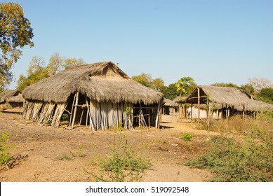 Typical malagasy village - african hut, poverty in madagascar - Powered by Shutterstock