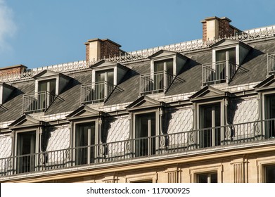 Typical Parisian Mansard Roof