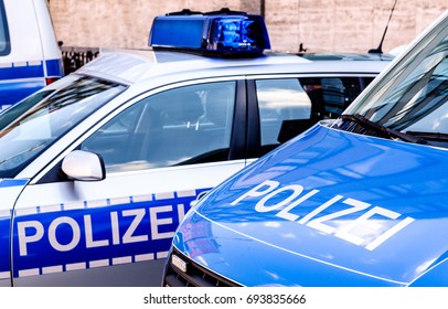 typical police vehicle in germany