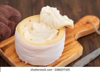 Typical Portuguese Cheese Of Serra Da Estrela