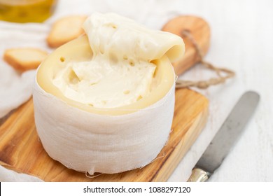 Typical Portuguese Cheese Of Serra Da Estrela