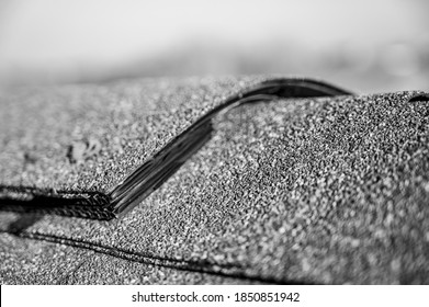 Typical Residentail Ridge Cap On A Shingle Roof Apex