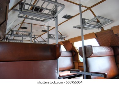 Typical Romanian Train Interior.