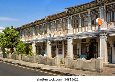 Typical Shop Houses, George Town, Penang, Malaysia