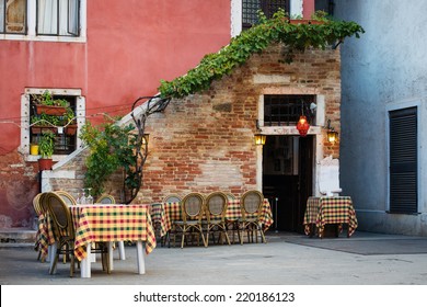 Typical Small Italian Cafe Outdoor