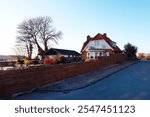 Typical villa in Frederikssund of Denmark