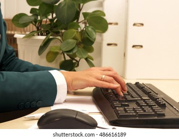 Typing on a Computer Keyboard 		