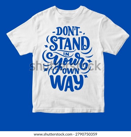 Typographic T-shirt Design. T-shirt Design