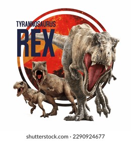 Tyrannosaurus Rex  Three Dinosaur Design