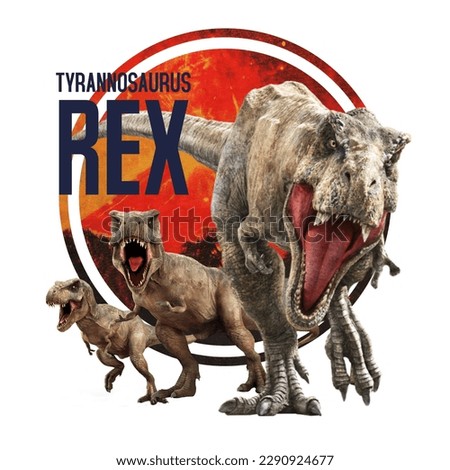 Tyrannosaurus Rex  Three Dinosaur Design