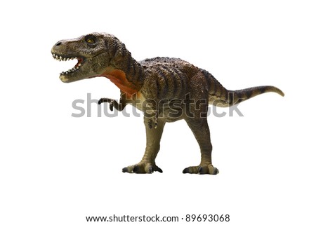 tyrannosaurus-rex on white background