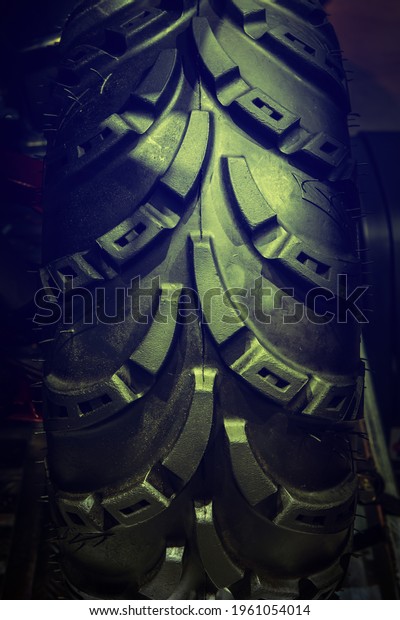 Tyre background. Car\
tyres close up.