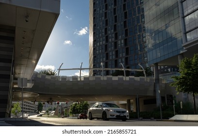 Tysons, VA - June 9 2022: Tysons Corner Center Street Overpass