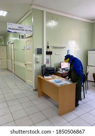 Tyumen, Russia, 13.10.2020, Hospital, Coronavirus 