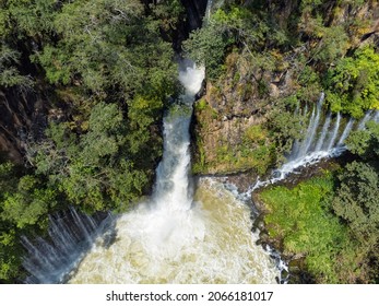 Tzararacua waterfall in Michoacan, Mexico.