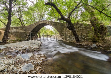 Similar – Running water and bridge