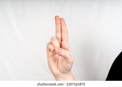 U Letter , Static Hand Gestures For American Sign Language Letters,The 26 Hand Signs Of The ASL Language., Sign Language Of Deaf Communitie