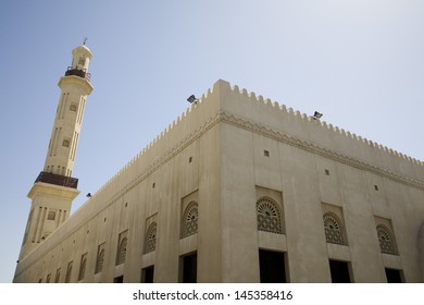 UAE Dubai The Grand Mosque And Minaret In Bur Dubai